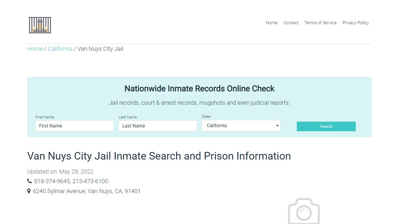 Van Nuys City Jail Inmate Search, Visitation, Phone no ...